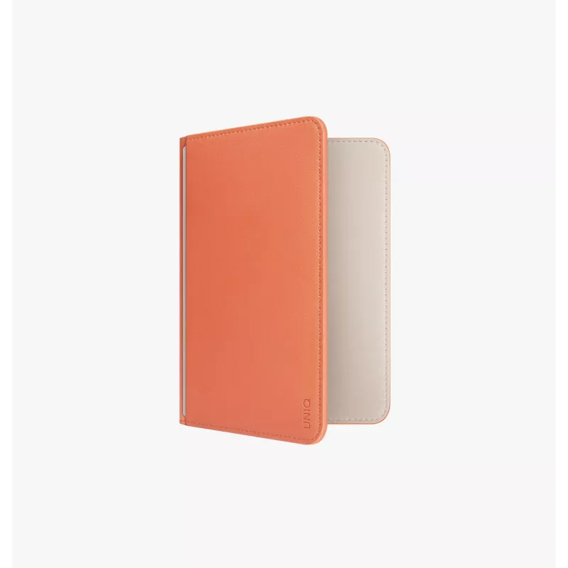 UNIQ Belmont tarjetero para pasaporte con RFID, gris/amarillo