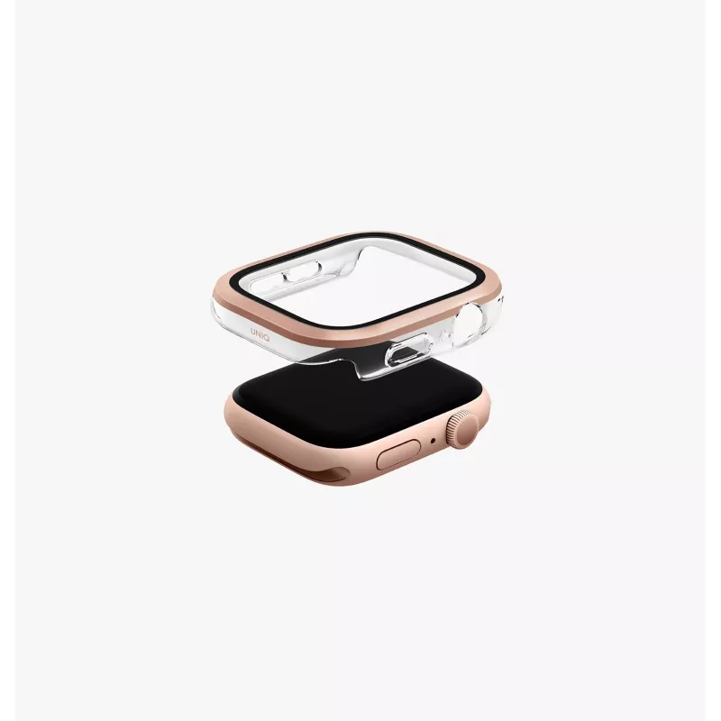 UNIQ Voute funda para Apple Watch Ultra 49mm con protección de cristal templado, plateado