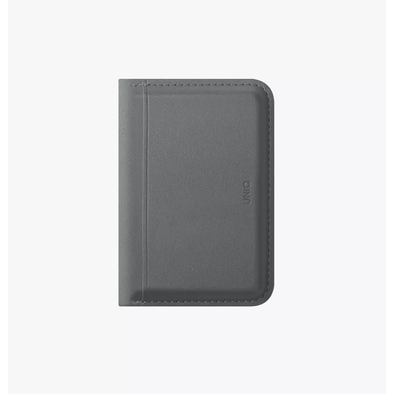 UNIQ Lyden DS cartera magnética con RFID y soporte para teléfono - gris