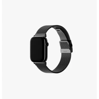 UNIQ Dante Pro correa Milanese Loop de acero inoxidable para Apple Watch 40/41/42mm - Graphite Black