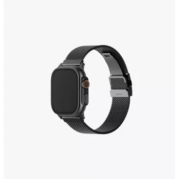 UNIQ Dante Pro correa Milanese Loop de acero inoxidable para Apple Watch 40/41/42mm - Graphite Black