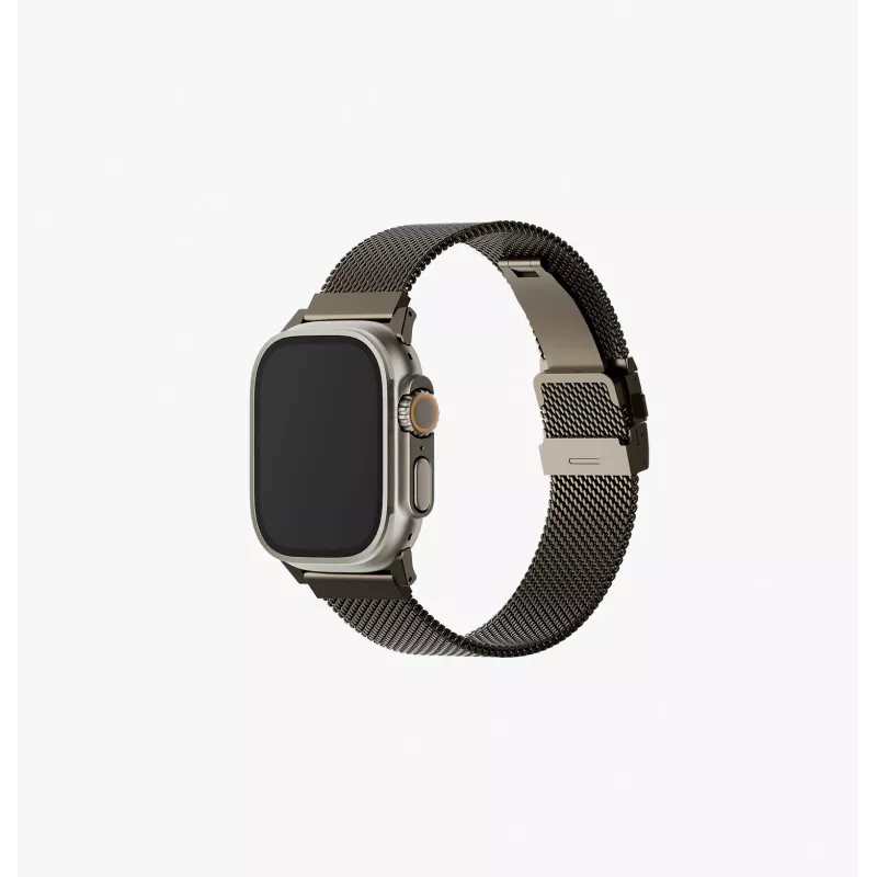 UNIQ Dante Pro correa Milanese Loop de acero inoxidable para Apple Watch 40/41/42mm - Graphite Black