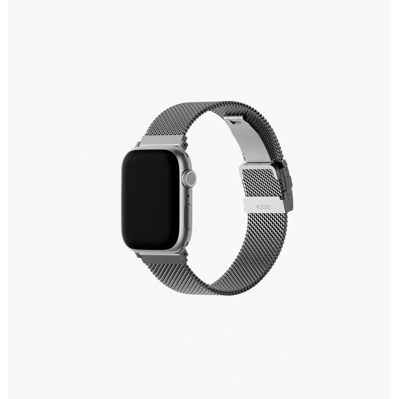 UNIQ Dante Pro correa Milanese Loop de acero inoxidable para Apple Watch 40/41/42mm - Graphite Black