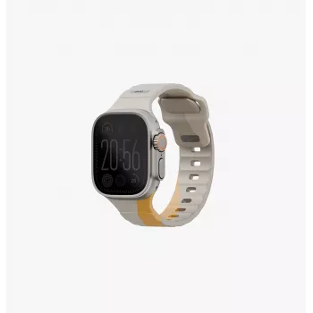 UNIQ Stride De correa de goma para Apple Watch 49/46/45/44mm, beige