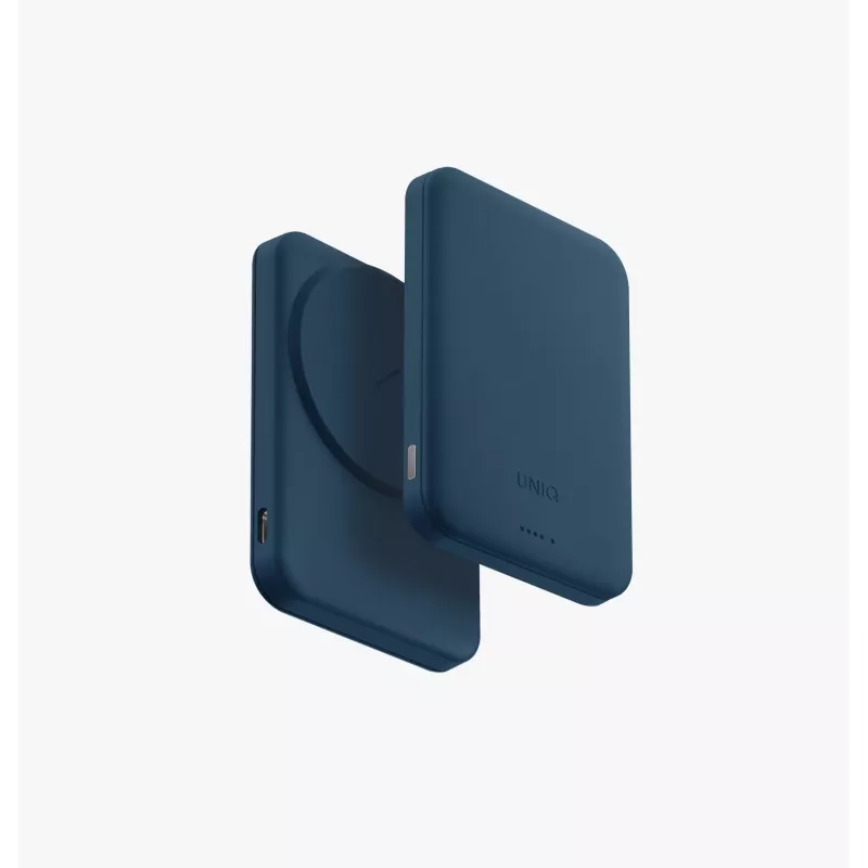 UNIQ Lyden Lexa batería externa magnética 5000mAh PD USB-C MagSafe, amarillo