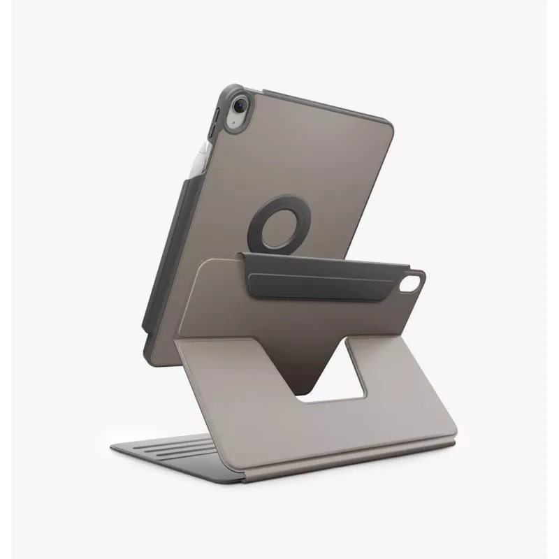 UNIQ Rovus Snapmount funda magnética desmontable con rotación 360 para iPad 11 A16 (2025) / iPad 10.9 10.ª gen (2022), Navy Blue