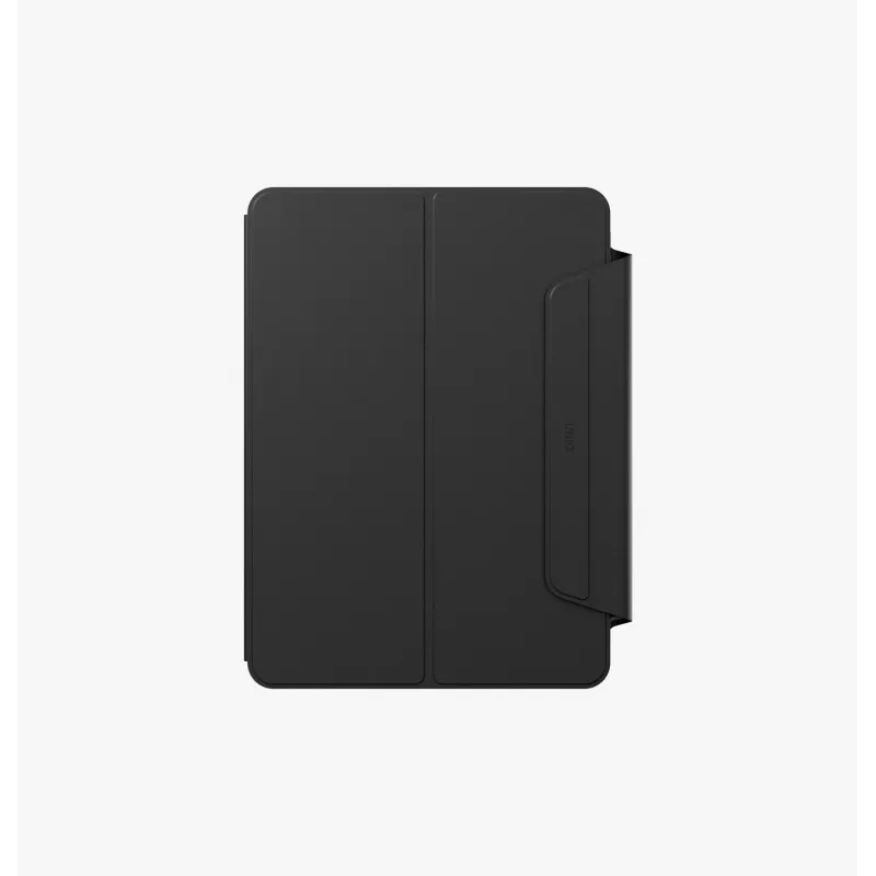 UNIQ Rovus Snapmount funda magnética desmontable con rotación 360 para iPad Pro 13 M4 2024 / M5 2025, negro