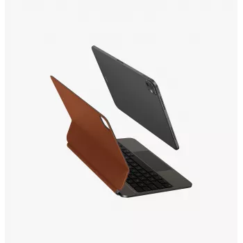 UNIQ Venno Pro Funda con teclado inteligente magnético para iPad Pro 11 M4 2024 / M5 2025, Caramelo