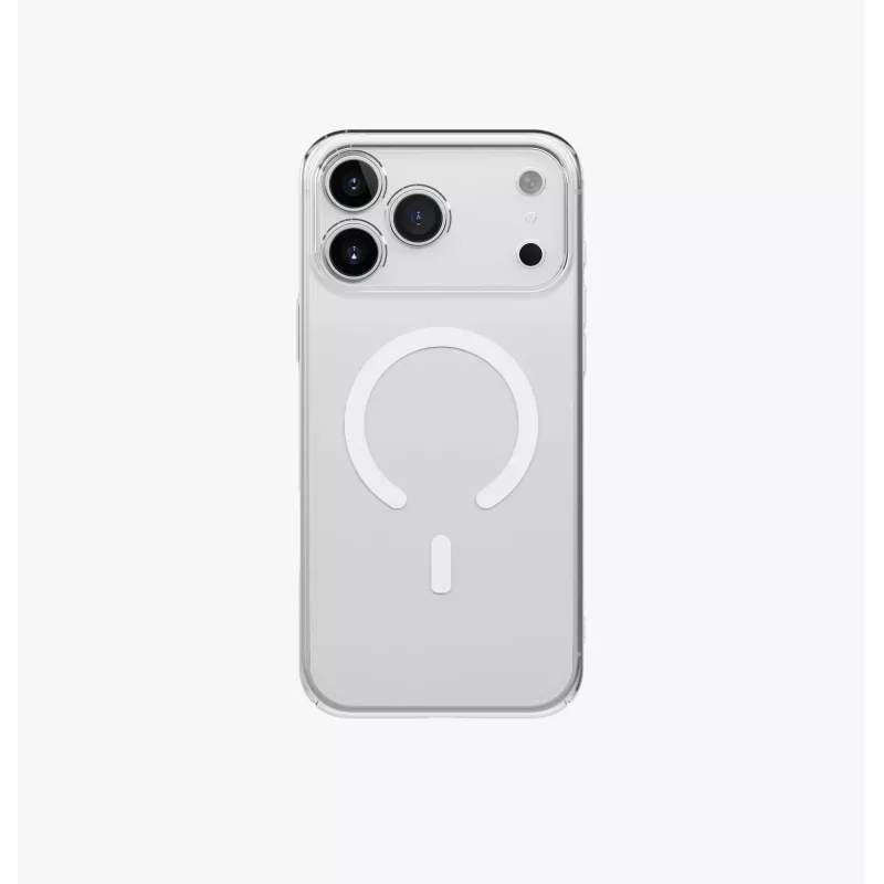 UNIQ Airsuit Funda para iPhone 17 Pro Max con carga Magclick, Transparente