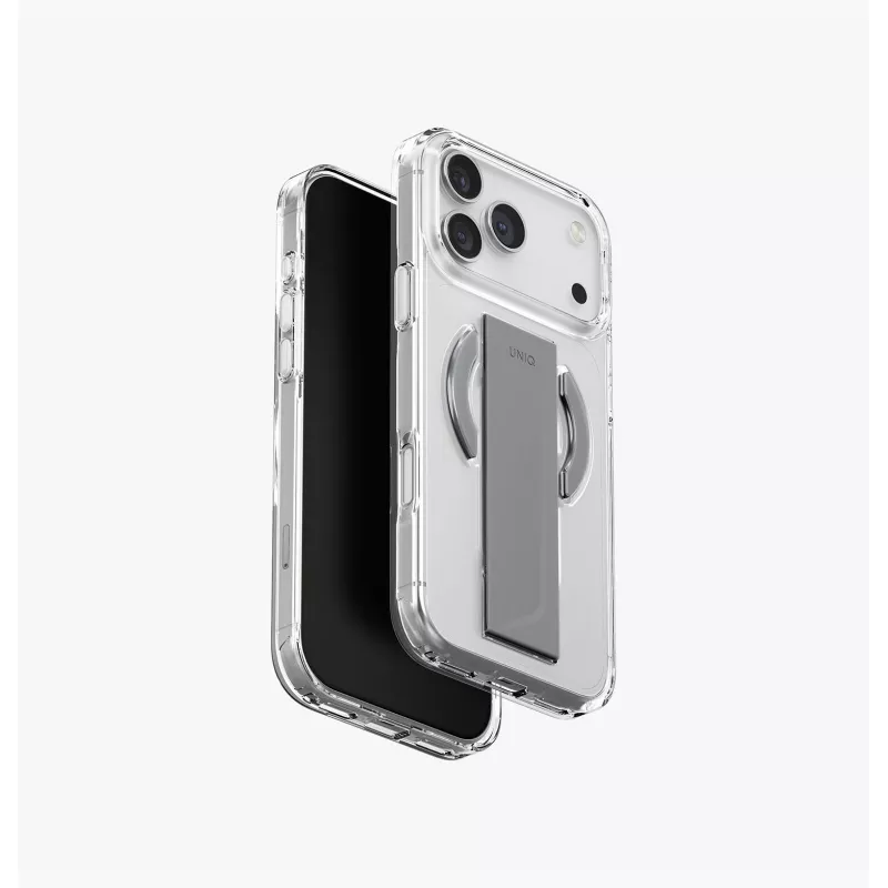 UNIQ Heldro Air MagClick Charging Case para iPhone 17 Pro Max, Negro