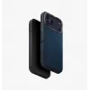 UNIQ Lyden DS Case para iPhone 17 Pro con función de carga MagClick, Naranja/Gris