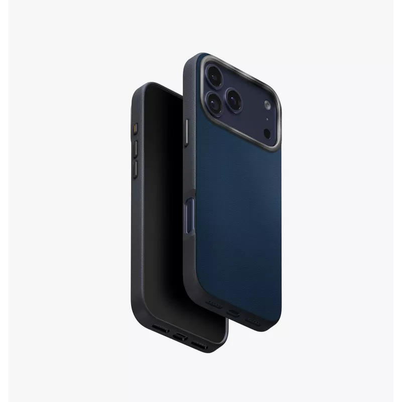 UNIQ Lyden DS Case para iPhone 17 Pro Max MagClick Charging Naranja/Gris