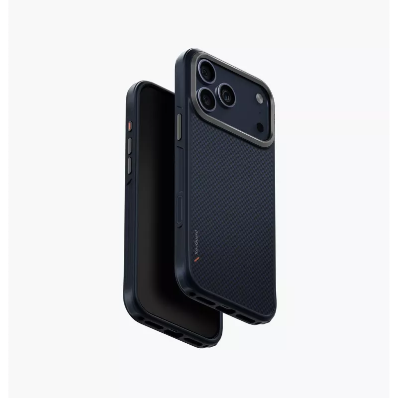 UNIQ Keva Case para iPhone 17 Pro Max MagClick Charging Negro