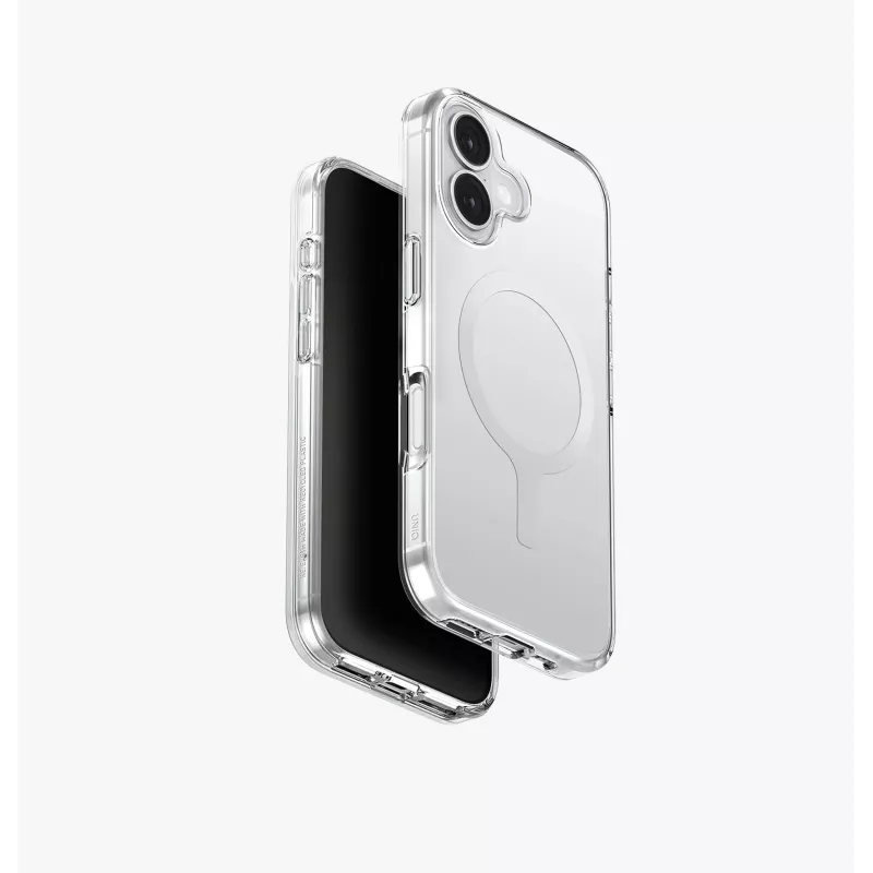 UNIQ Clario Funda para iPhone 17, carga MagClick, negra