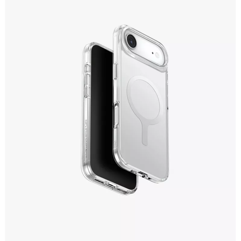 UNIQ Clario Funda para iPhone Air, carga MagClick, negra