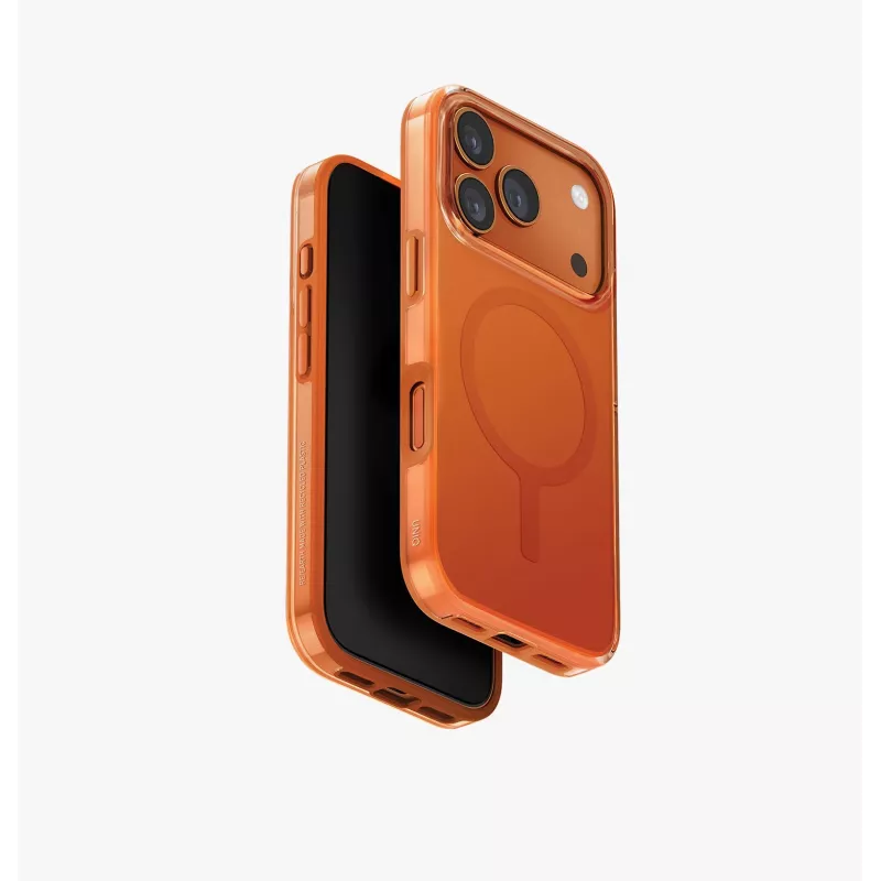 UNIQ Clario Case para iPhone 17 Pro Magclick Charging Transparente