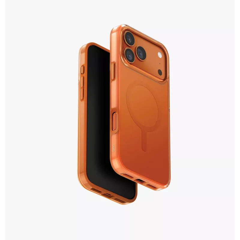 UNIQ Clario Funda para iPhone 17 Pro Max, carga MagClick, transparente