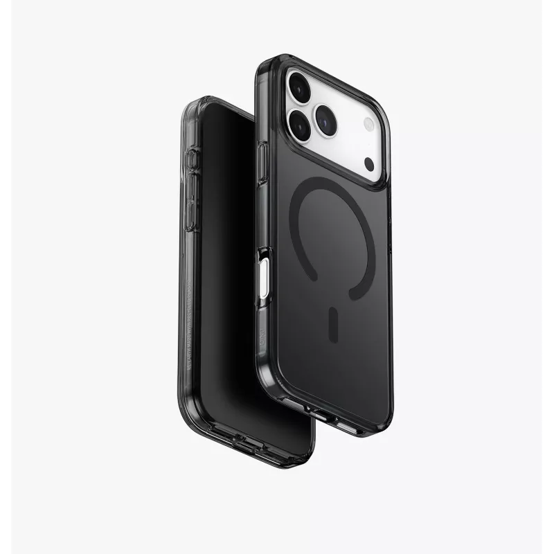 UNIQ Clario Funda para iPhone 17 Pro Max, carga MagClick, transparente