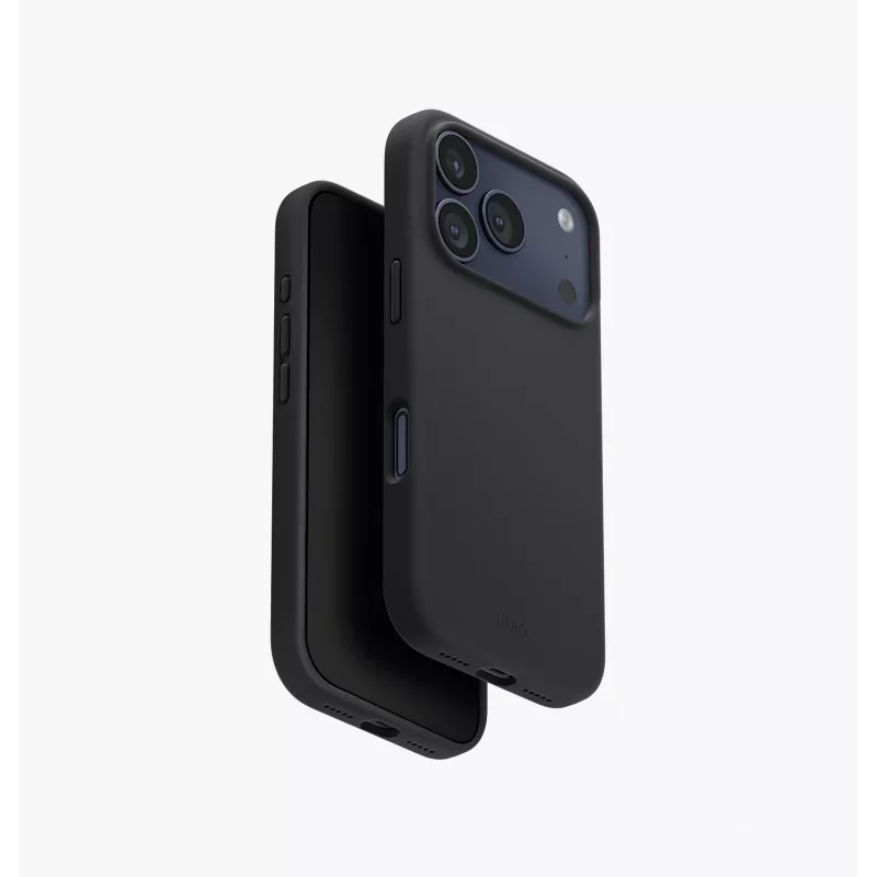 UNIQ Lino Funda para iPhone 17 Pro, carga MagClick, naranja
