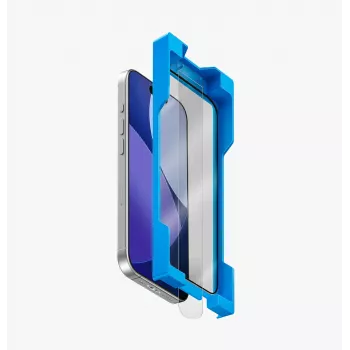 UNIQ Optix Exofit Vividdo protector de pantalla de cristal templado para iPhone 17 Pro Max con aplicador