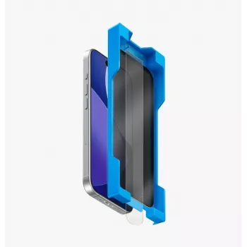 UNIQ Optix ExofitPrivacy protector de pantalla de cristal templado para Apple iPhone 17 Pro Max con filtro de privacidad y aplicador