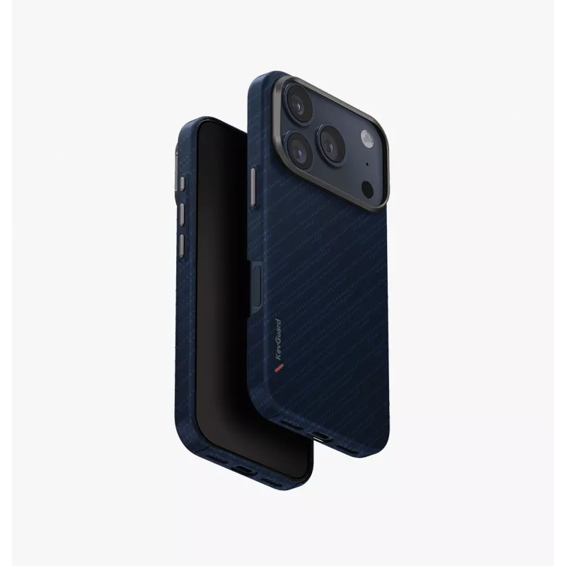 UNIQ Keva Edge funda para iPhone 17 Pro con carga MagClick, negro