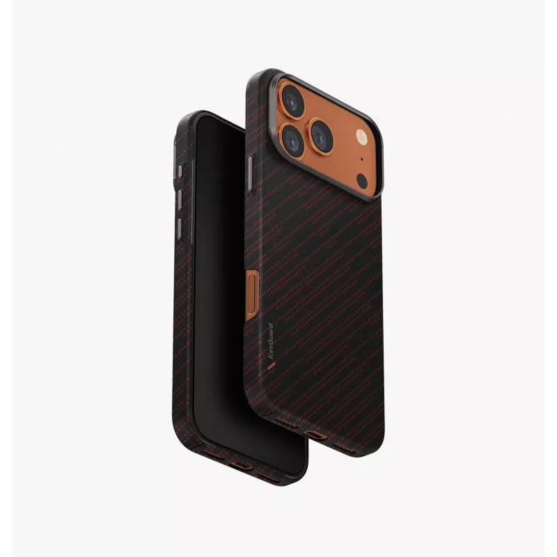 UNIQ Keva Edge Funda para iPhone 17 Pro Max, carga MagClick, azul