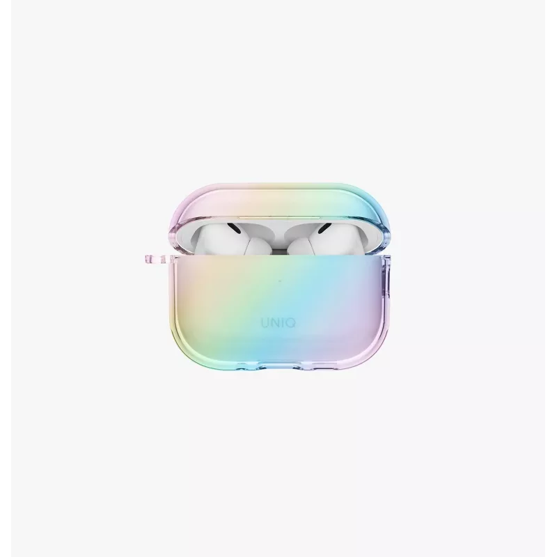 UNIQ Iridescia Hang Funda para AirPods Pro 3, Holo Quartz