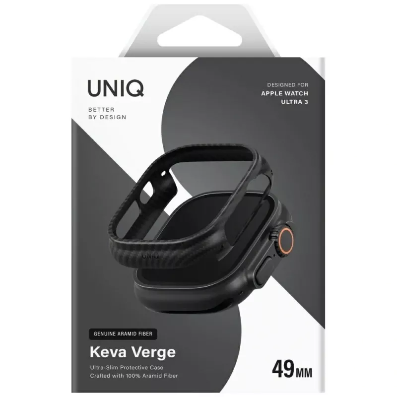 UNIQ Keva Verge Funda para Apple Watch Ultra / Ultra 2 / Ultra 3 49mm Negra