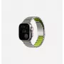 UNIQ Strova Flex Correa para Apple Watch 44/45/46/49mm Series 1/2/3/4/5/6/7/8/9/10/11/SE/SE2/SE3/Ultra/Ultra 2/Ultra 3 Silver-Lime