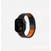 UNIQ Strova Flex Correa para Apple Watch 44/45/46/49mm Series 1/2/3/4/5/6/7/8/9/10/11/SE/SE2/SE3/Ultra/Ultra 2/Ultra 3 Silver-Lime