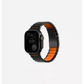UNIQ Strova Flex Correa para Apple Watch 44/45/46/49mm Series 1/2/3/4/5/6/7/8/9/10/11/SE/SE2/SE3/Ultra/Ultra 2/Ultra 3 Silver-Lime
