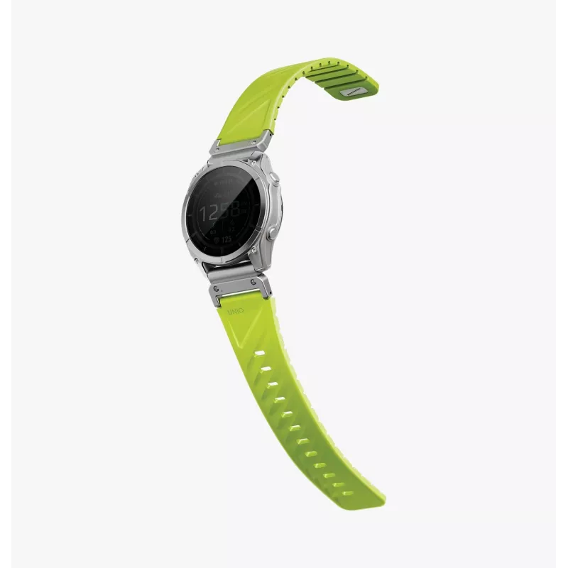 UNIQ Fluo Smart-Fit Correa de silicona para Garmin 26mm Lime