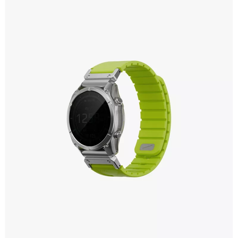 UNIQ Fluo Smart-Fit Correa de silicona para Garmin 26mm - Naranja