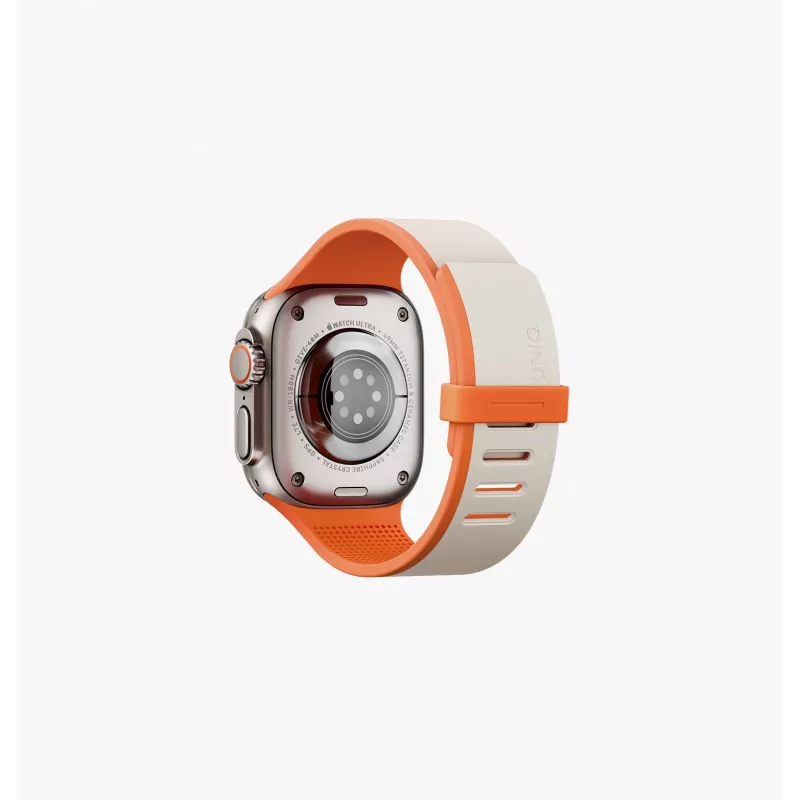 UNIQ Revix IV Correa magnética reversible premium para Apple Watch 42/41/40mm White/Yellow