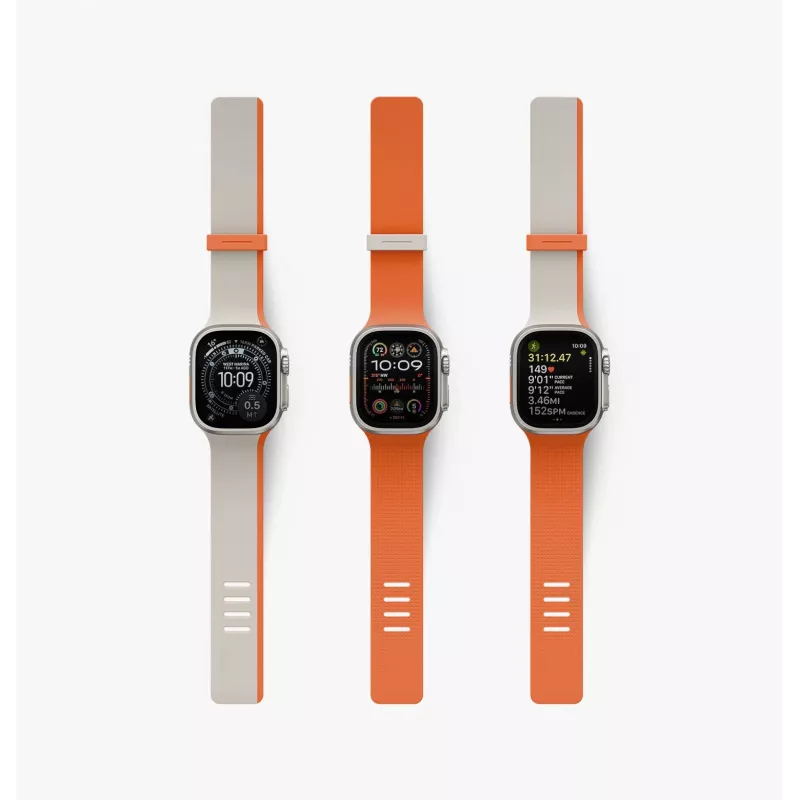 UNIQ Revix IV Correa magnética reversible premium para Apple Watch 42/41/40mm White/Yellow