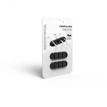 Bluelounge CableDrop Multi Negro Organizador de cables