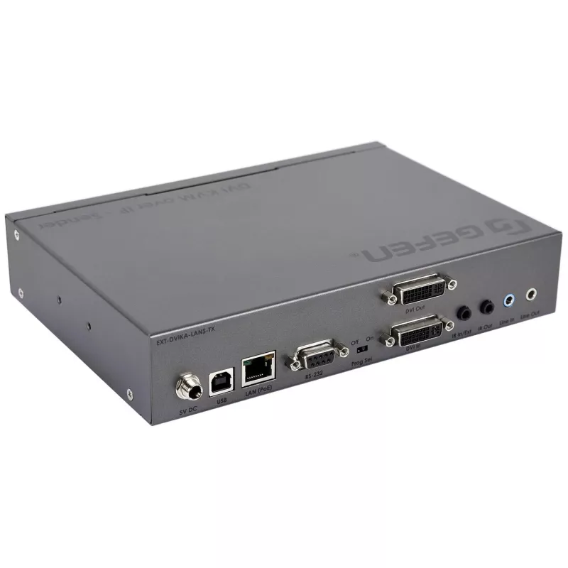 Gefen DVI KVM Over IP Sender Package - Extensión de vídeo, audio, infrarrojos, USB, serie