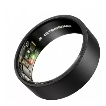 ULTRAHUMAN Ring Air – Anillo inteligente para hombre y mujer – Wearable de seguimiento del sueño y fitness – Frecuencia cardíaca – Anillo inteligente gris mate talla 12