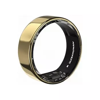Ultrahuman Ring AIR Anillo inteligente, talla 12, Bionic Gold
