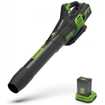Greenworks 60V Soplador de hojas axial a batería GD60AB (dispositivo sin batería)