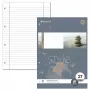 Staufen 10 blocs de cartas Style rayados A4 4 taladros 80 hojas por bloc blanco