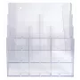 Exacompta soporte de folletos Office Variable con compartimentos, 6 compartimentos ajustables, transparente, DIN A4