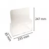 Exacompta expositor de mostrador A4 con 1 compartimento, poliestireno, transparente, 85 x 235 x 247 mm (74058D)