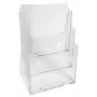 Exacompta expositor de mostrador A4 con 3 compartimentos, poliestireno, transparente, 155 x 237 x 339 mm (74158D)
