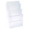 Exacompta soporte de folletos A5, 3 compartimentos, poliestireno, 154 x 181 x 280 mm (75158D)