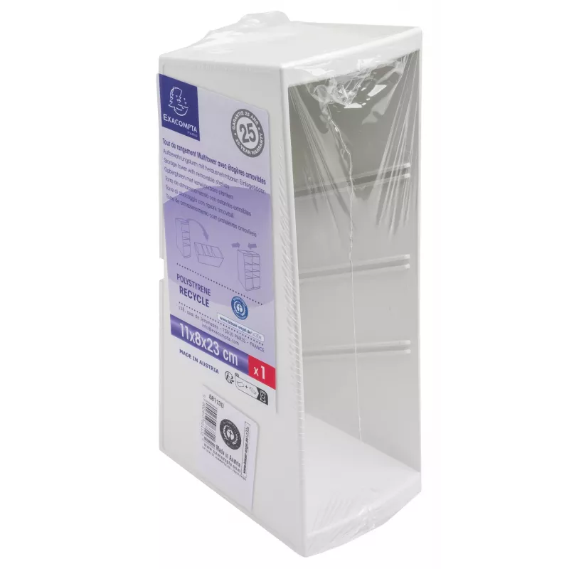 Exacompta AutentiK Multitower portalápices blanco