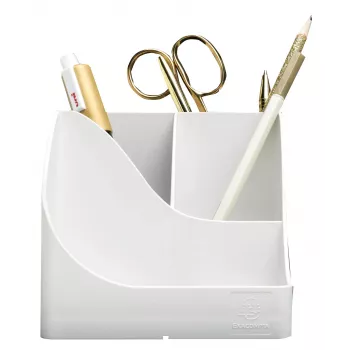 Exacompta Pen Wave AutentiK portalápices 5 compartimentos blanco