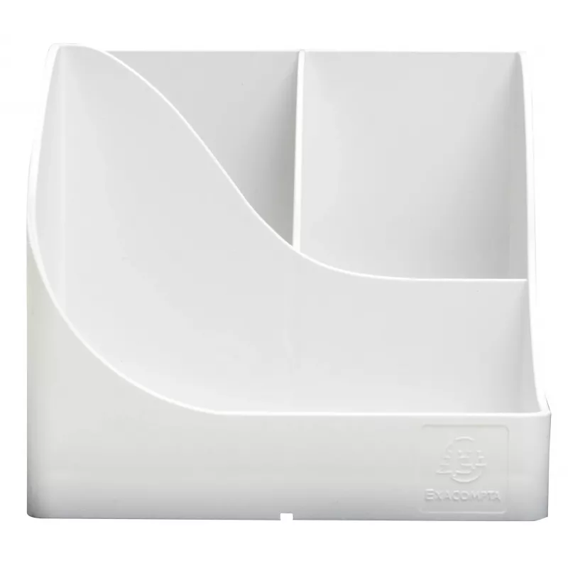 Exacompta Pen Wave AutentiK portalápices 5 compartimentos blanco