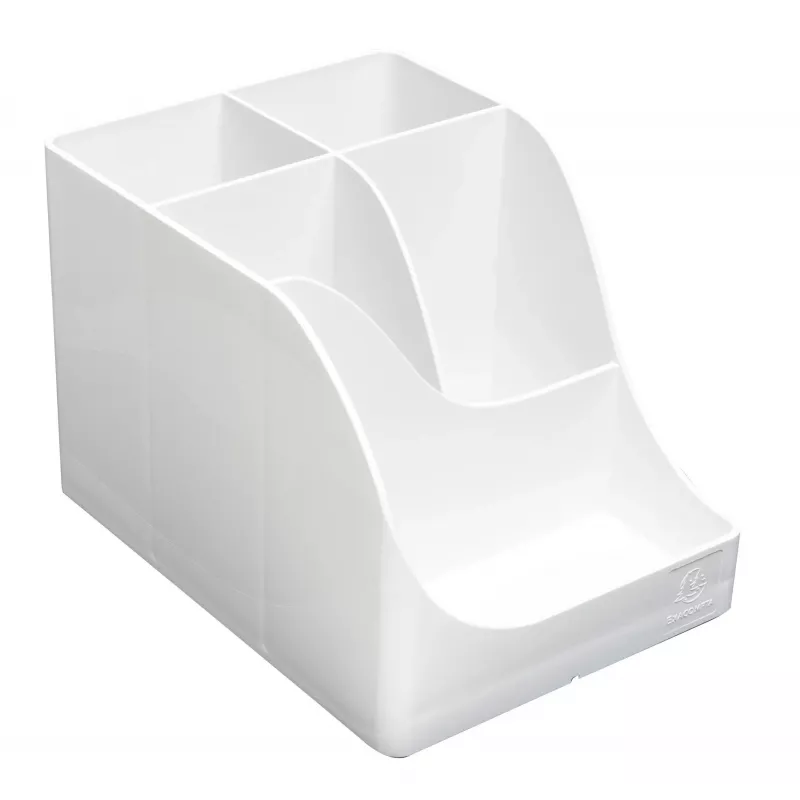 Exacompta Pen Wave AutentiK portalápices 5 compartimentos blanco